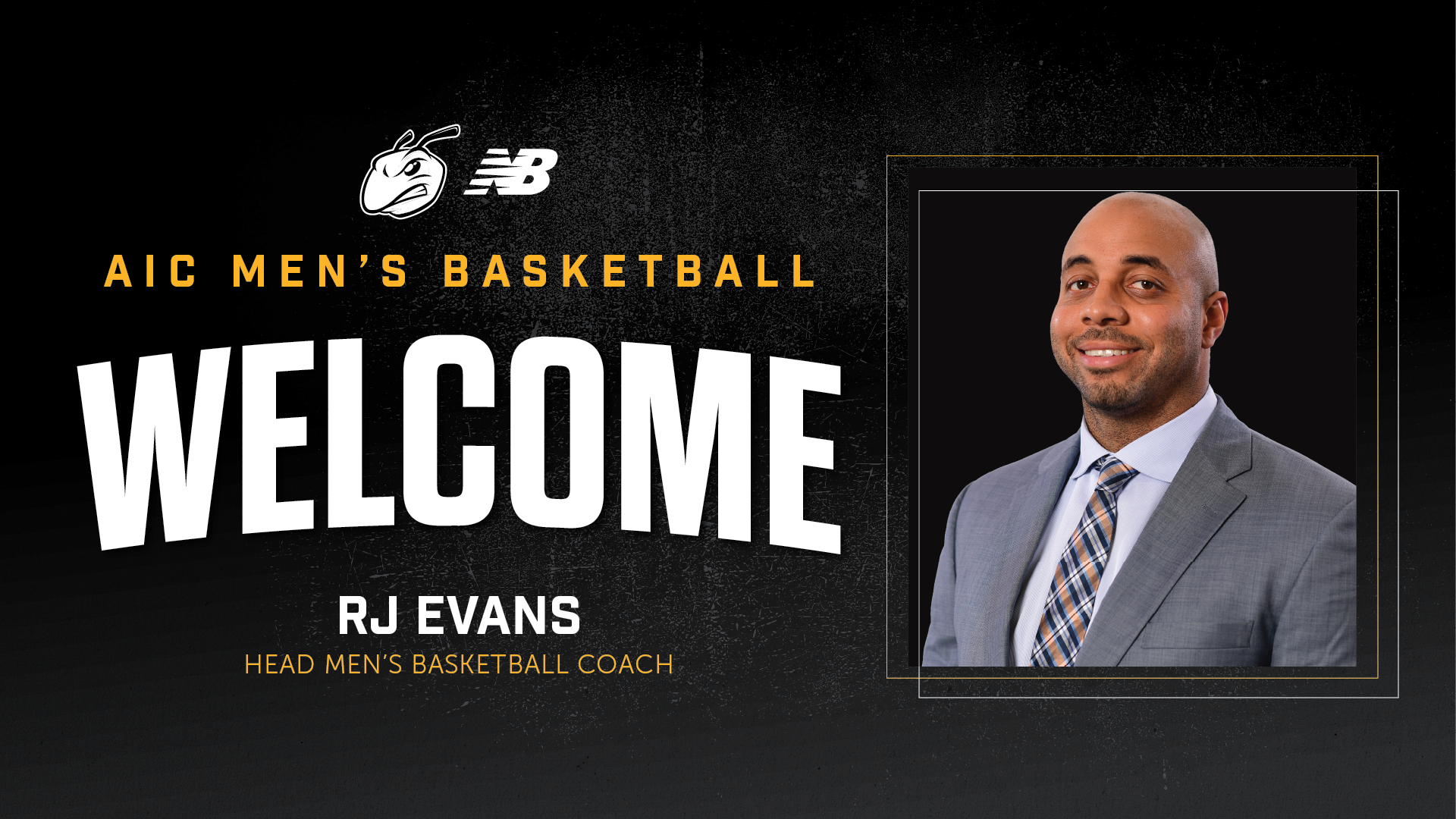AIC Men's Basketball Welcomes RJ Evans as Head Coach