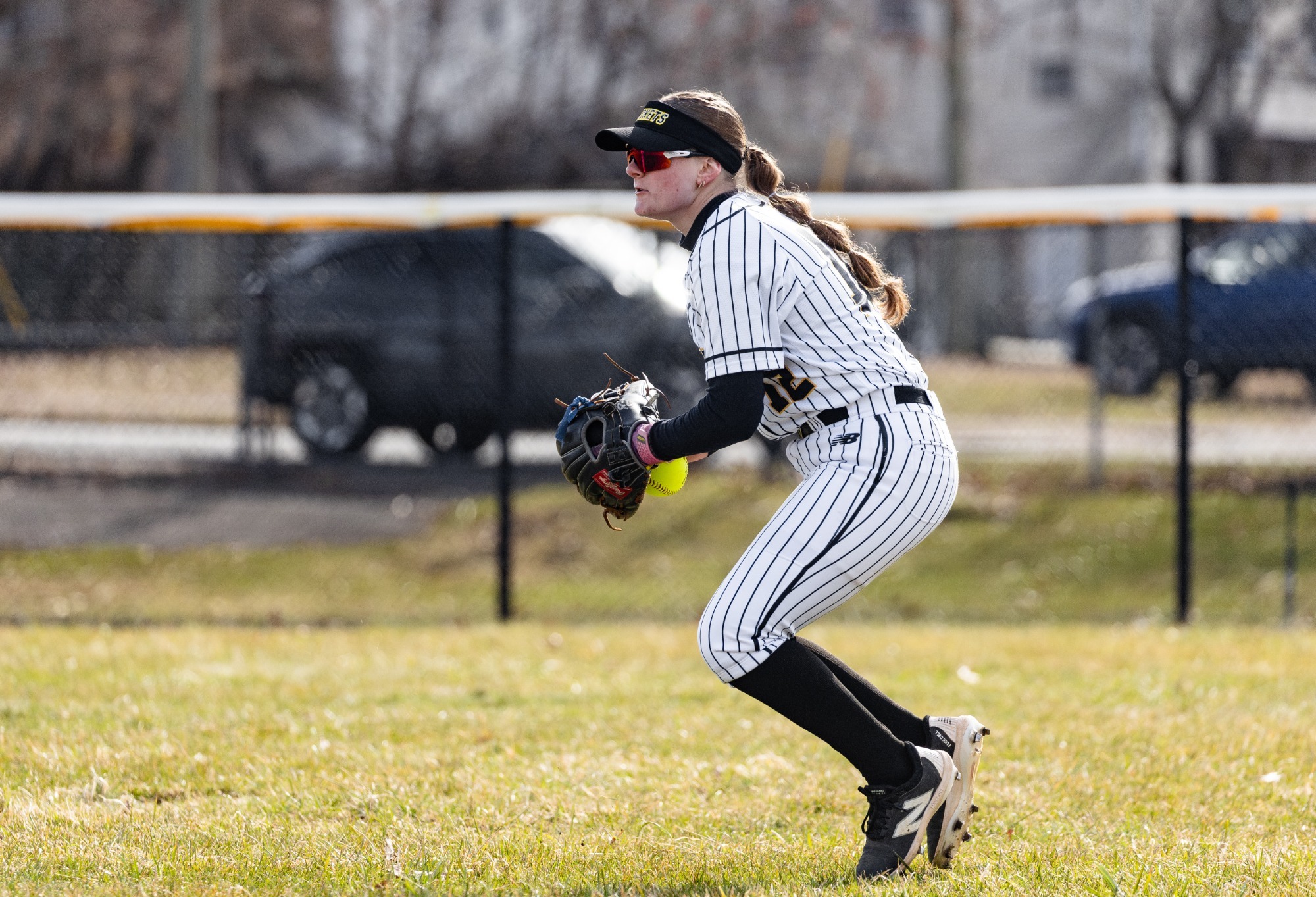 Marilyn Augusta in right field