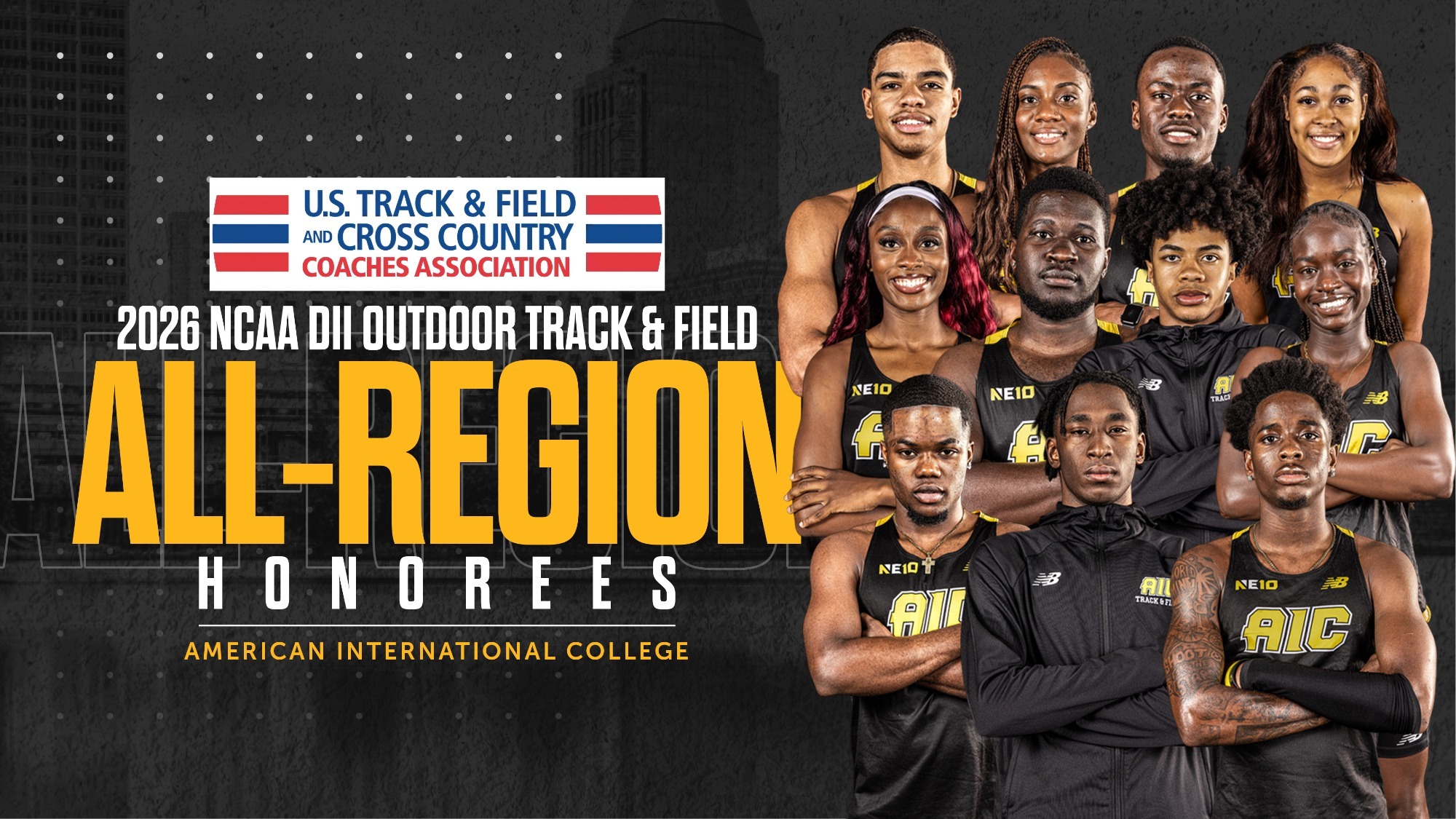 2026 Outdoor Track All-East Region Winners
