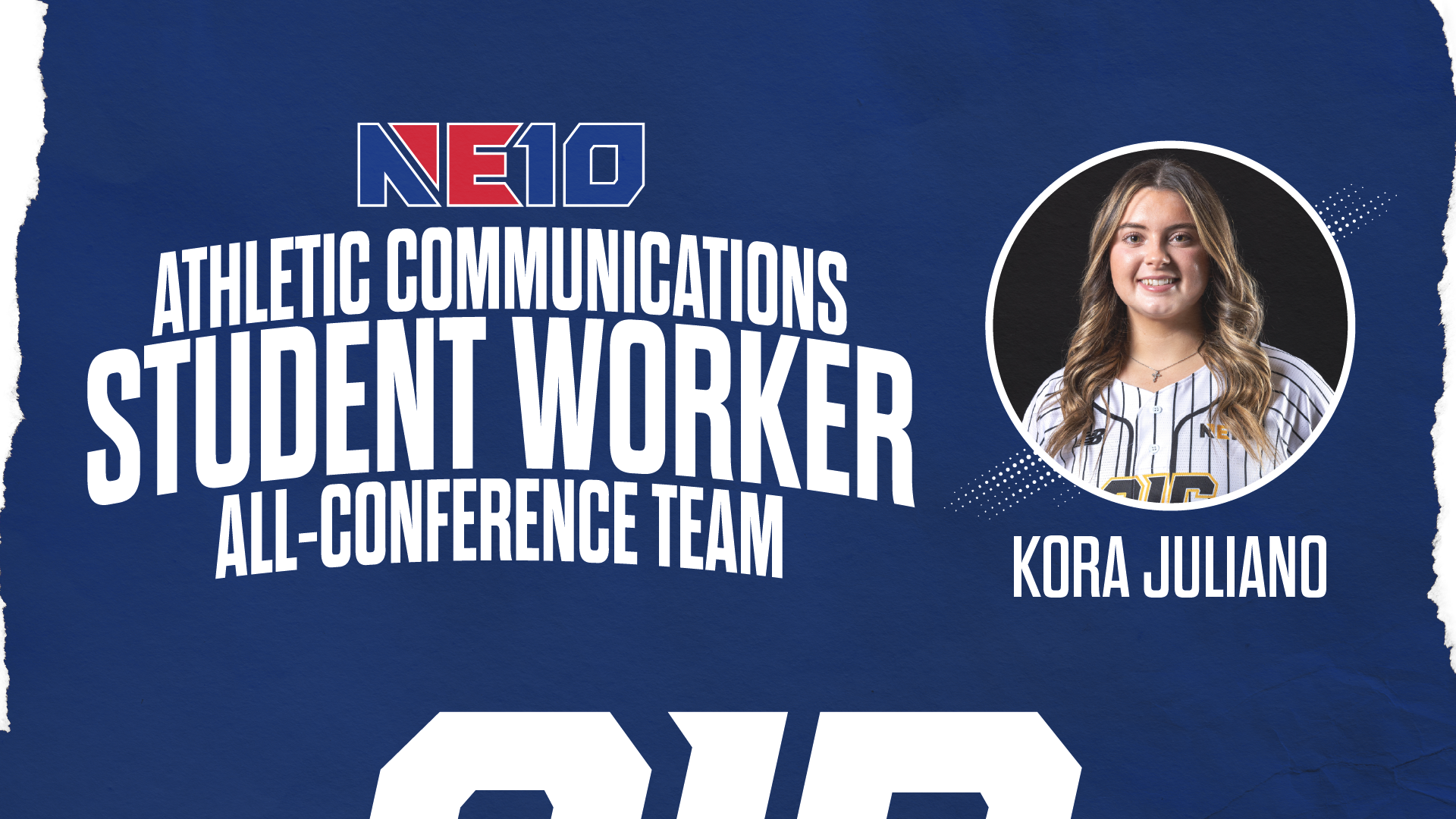 NE10 AthComm Student-Worker All-Conference Team