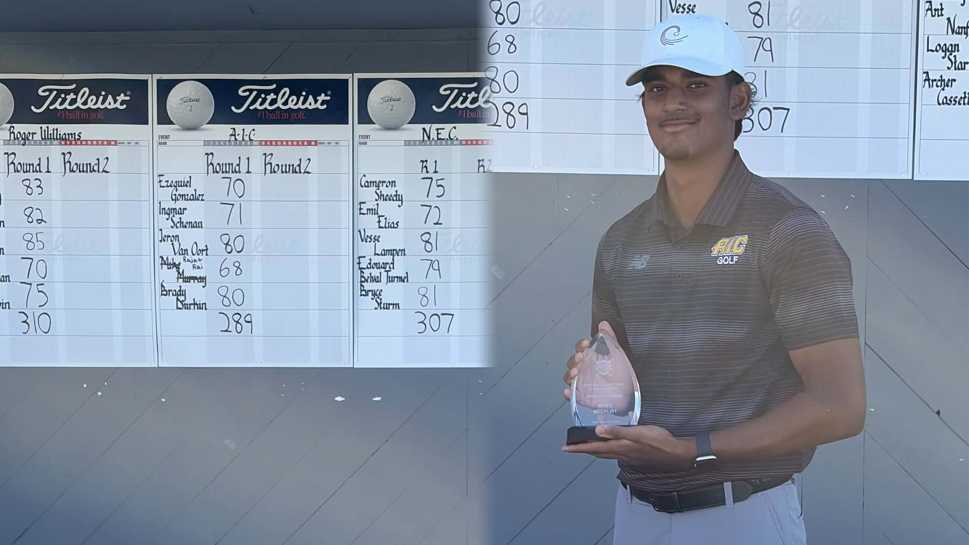 Rajat Rai with his trophy