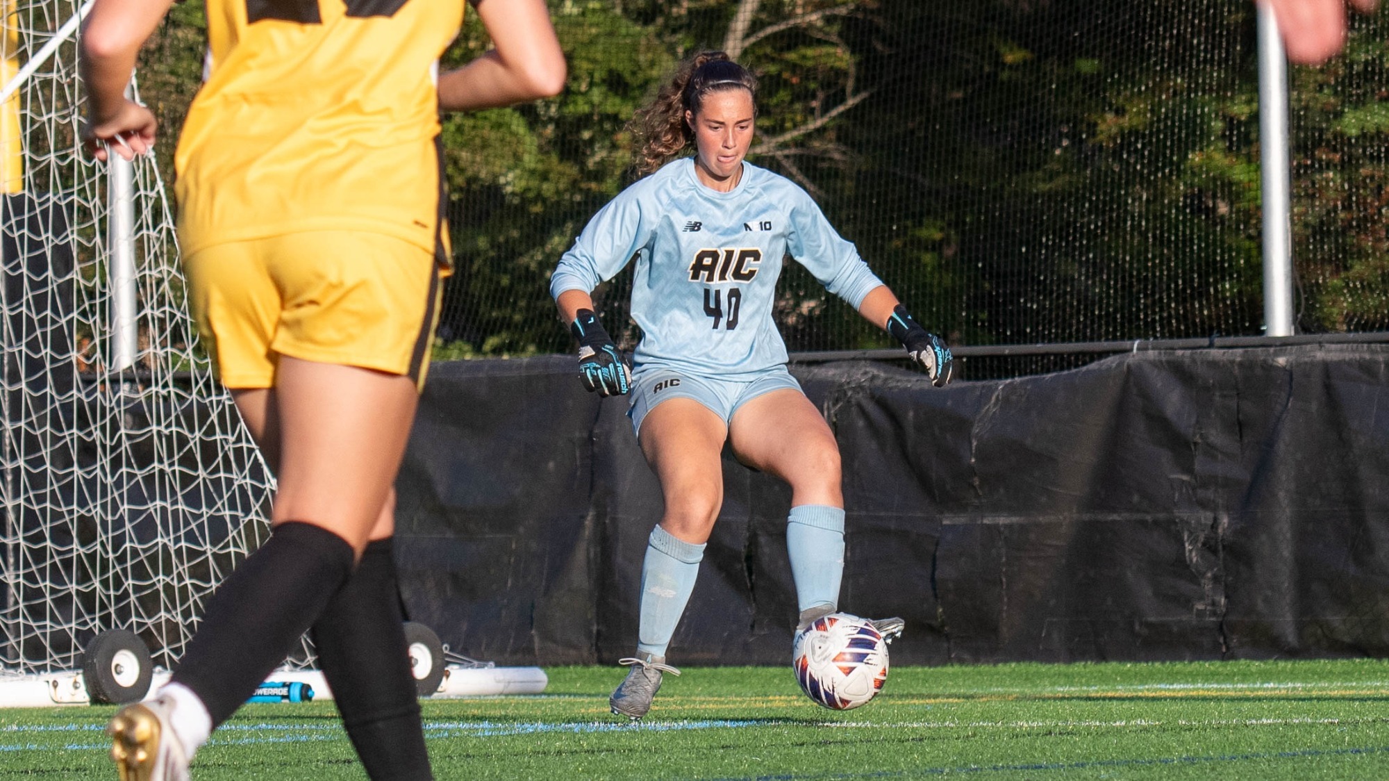 Sara Avery plays the ball