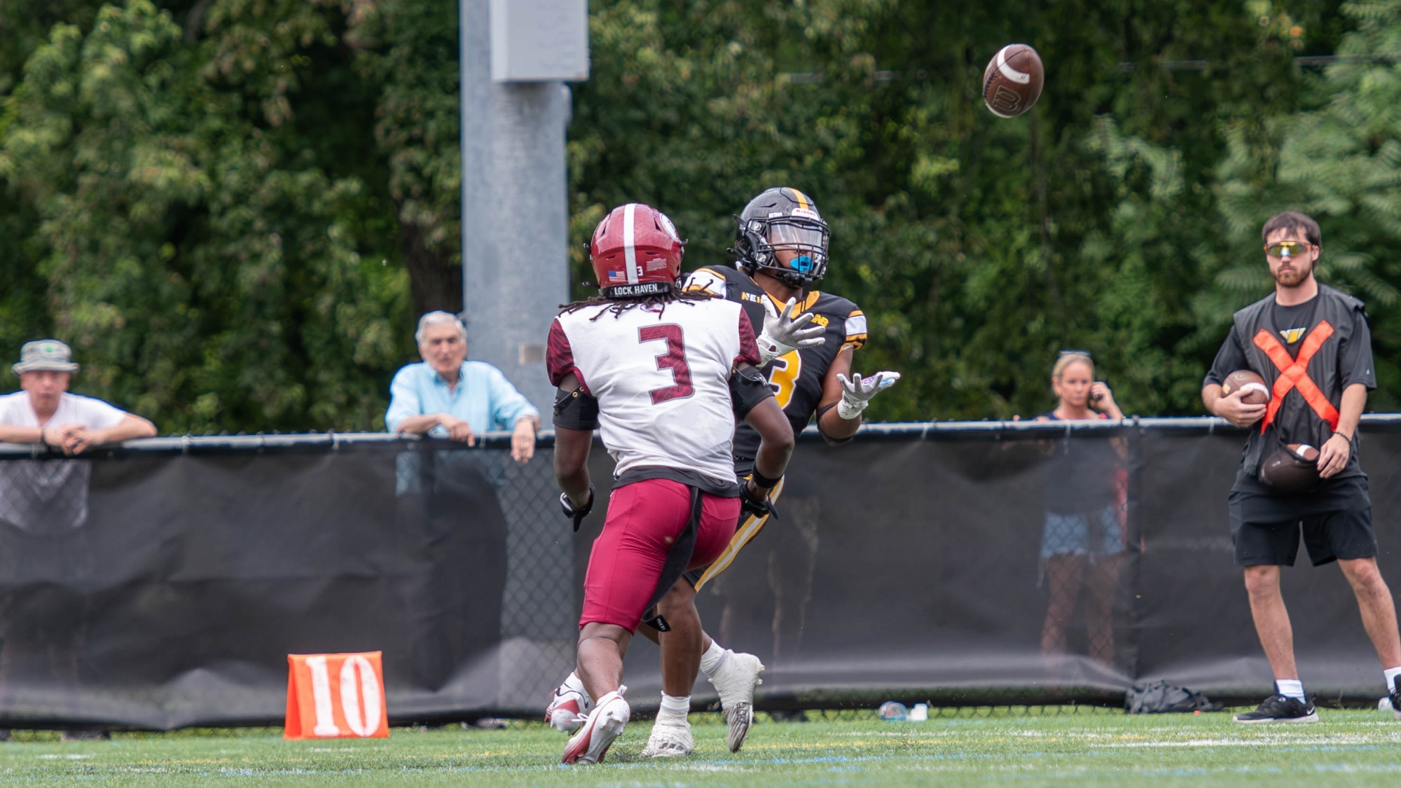 Vaughn Payne catch vs Lock Haven