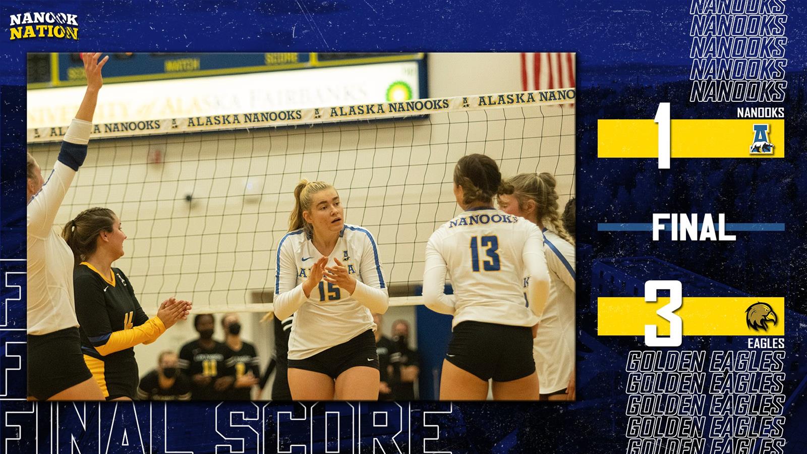Volleyball Falls in Four to Cal State, LA to Open Nanook Classic