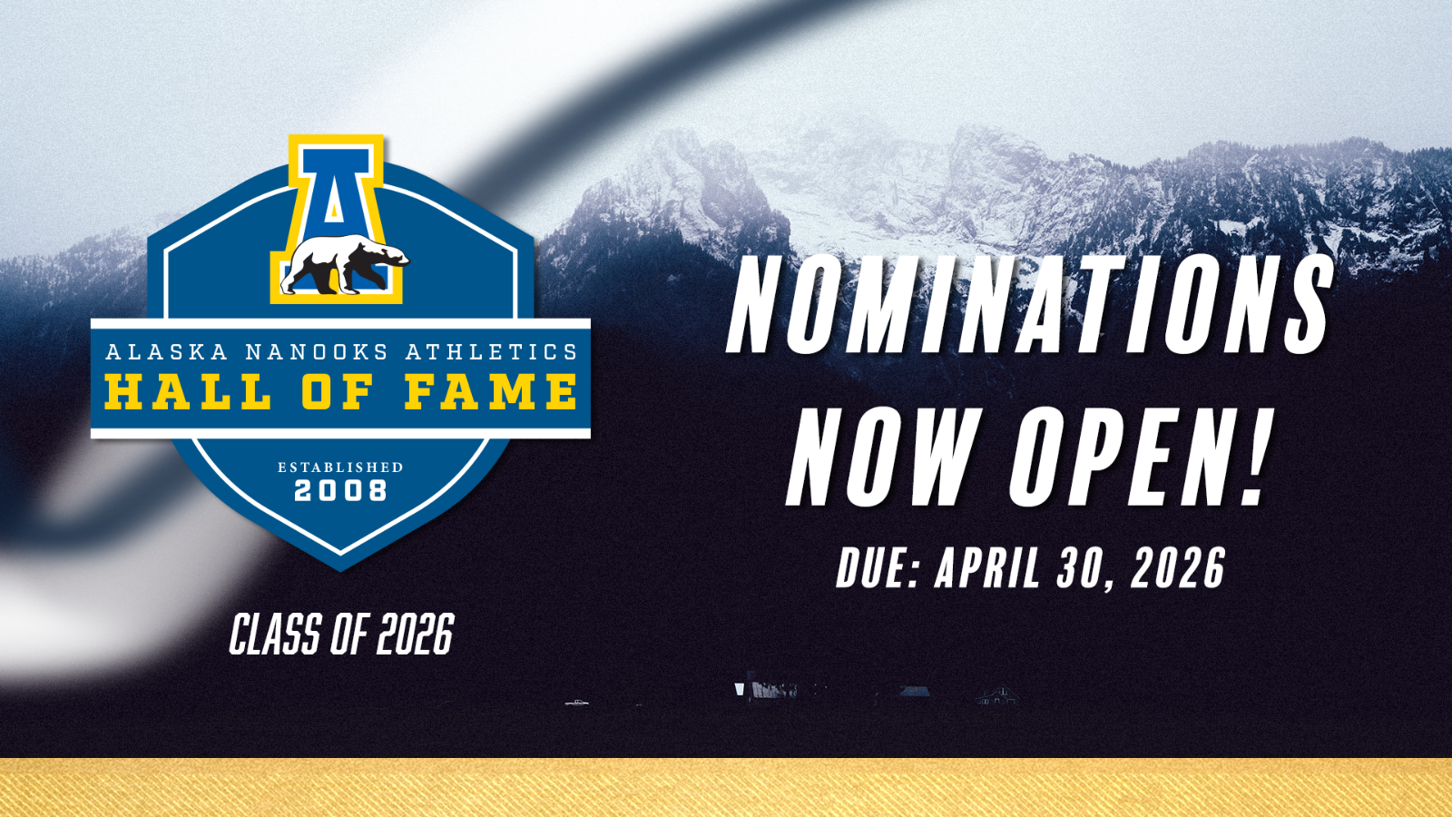 Nanook Hall of Fame Class of 2026 Nominations Open