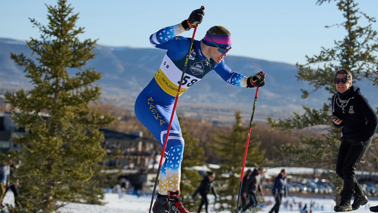 P.J. Bragonier skiing with FXC