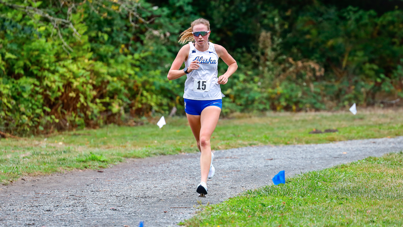 Tabitha Williams runs at the Bill Roe Classic 2025 in Ferndale, Wash.
