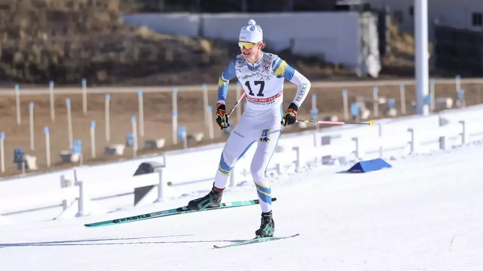Ben Dohlby skiing in the 7.5k freestyle at the Utah Invite, Jan. 24, 2026