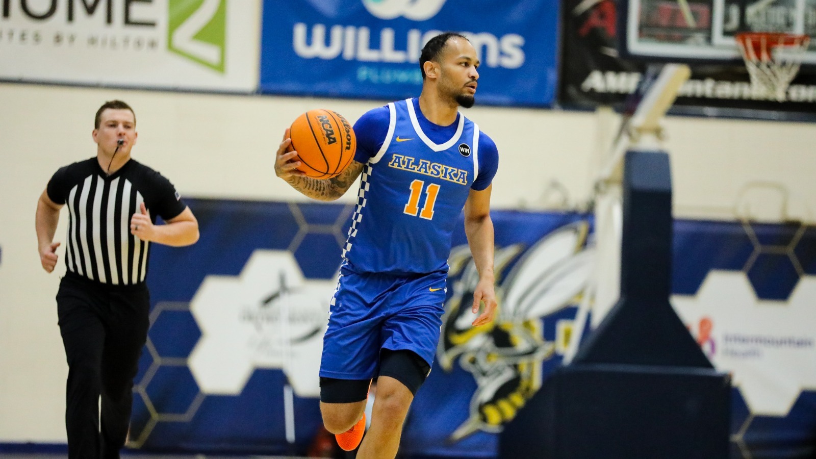 Jalai O'Keith at Montana State Billings, Feb. 21, 2026