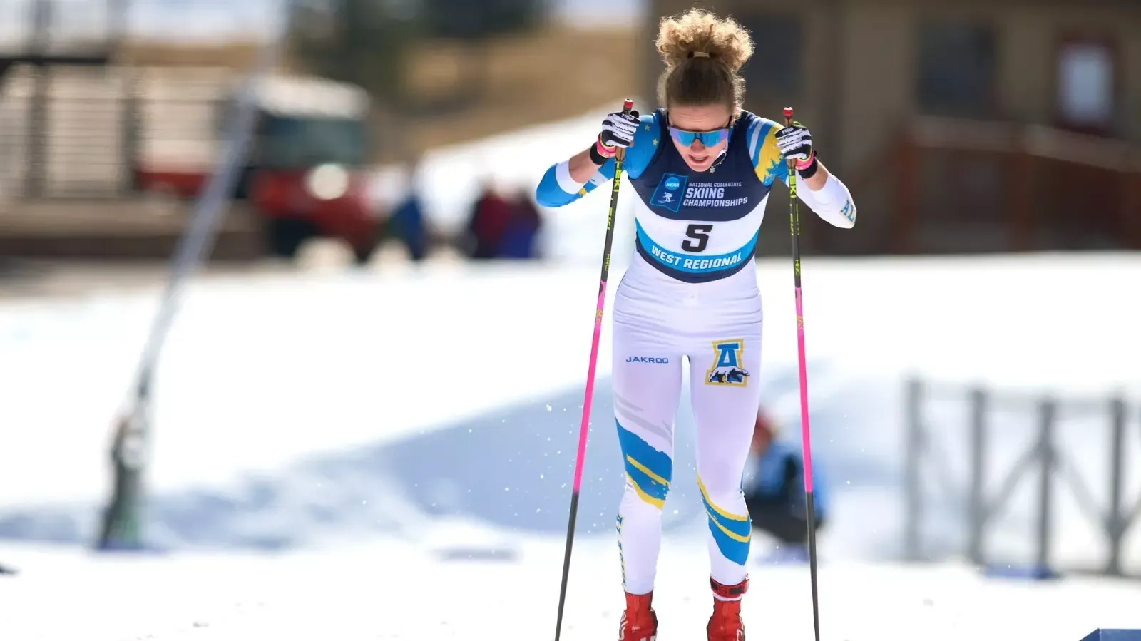 Rosie Fordham skis in the 7.5K Classic at the RMISA Championships, Feb. 27, 2026