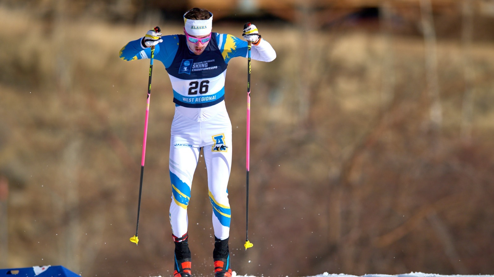 Blake Hanley in the 7.5K Classic Race at the 2026 RMISA Championships