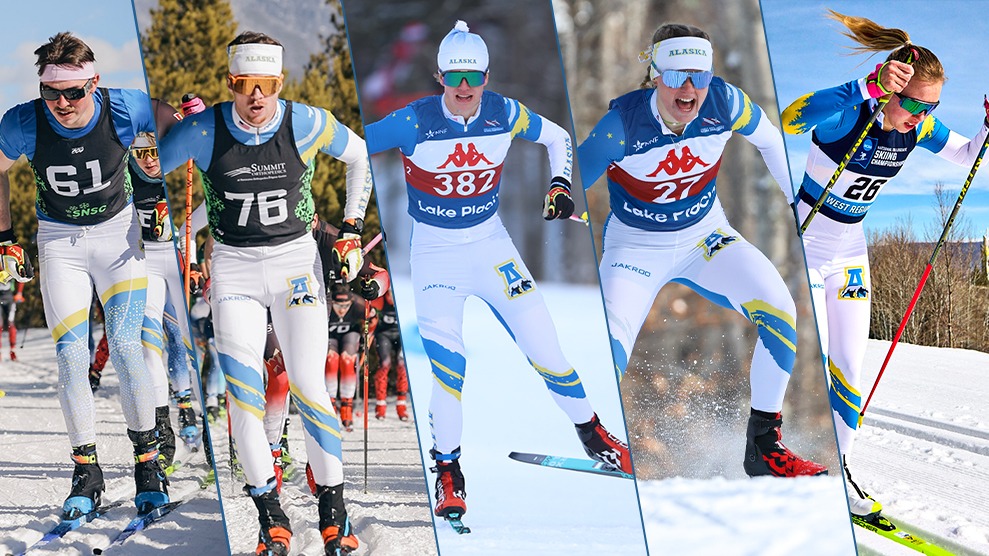 Philipp Moosmayer, Blake Hanley, Ben Dohlby, Rosie Fordham, Viktorie Kahounova 2026 NCAA Ski Championships