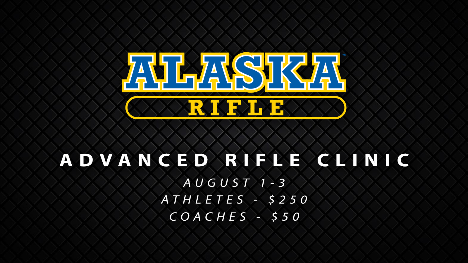 Advanced Rifle Clinic sign up graphic
