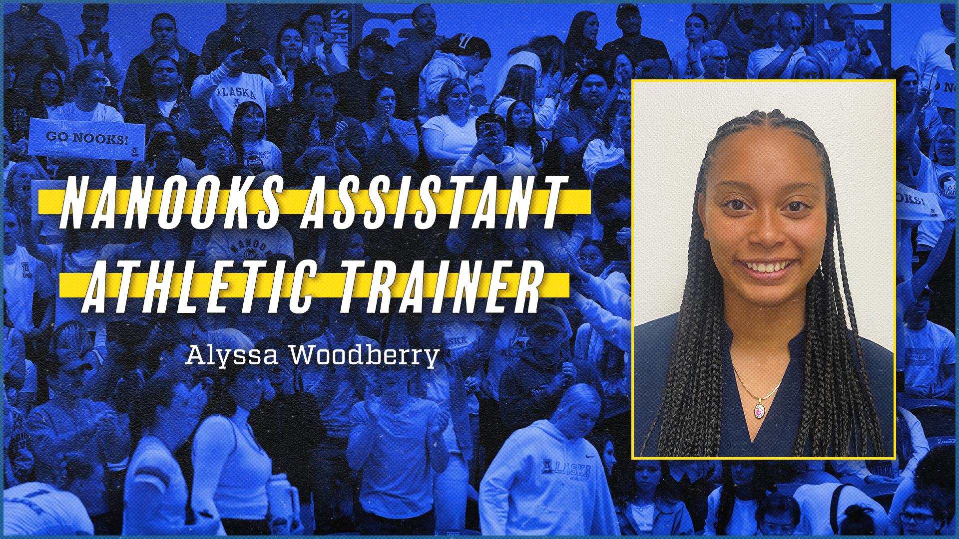 Alyssa Woodberry Hiring Graphic, Assistant AT, 2026-27