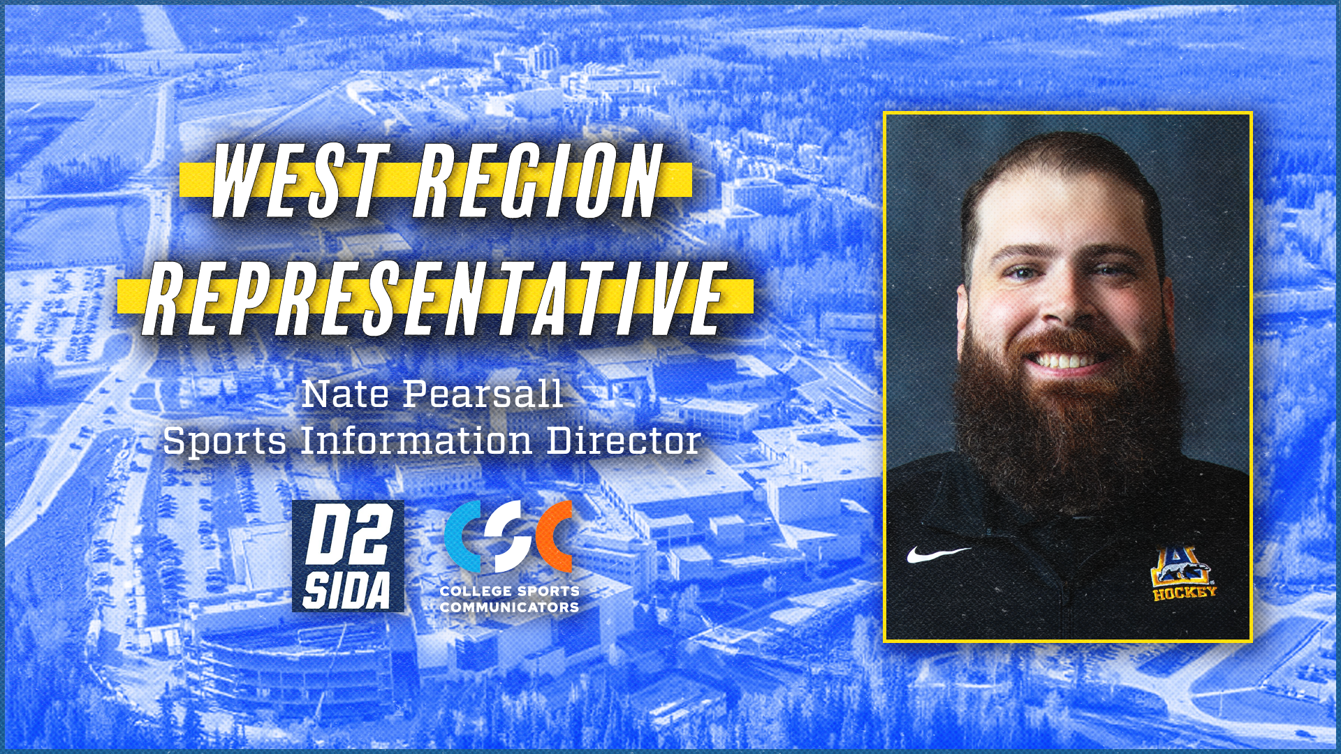 Nate Pearsall, D2CSC Cabinet/D2SIDA Board, 2026-27 Graphic