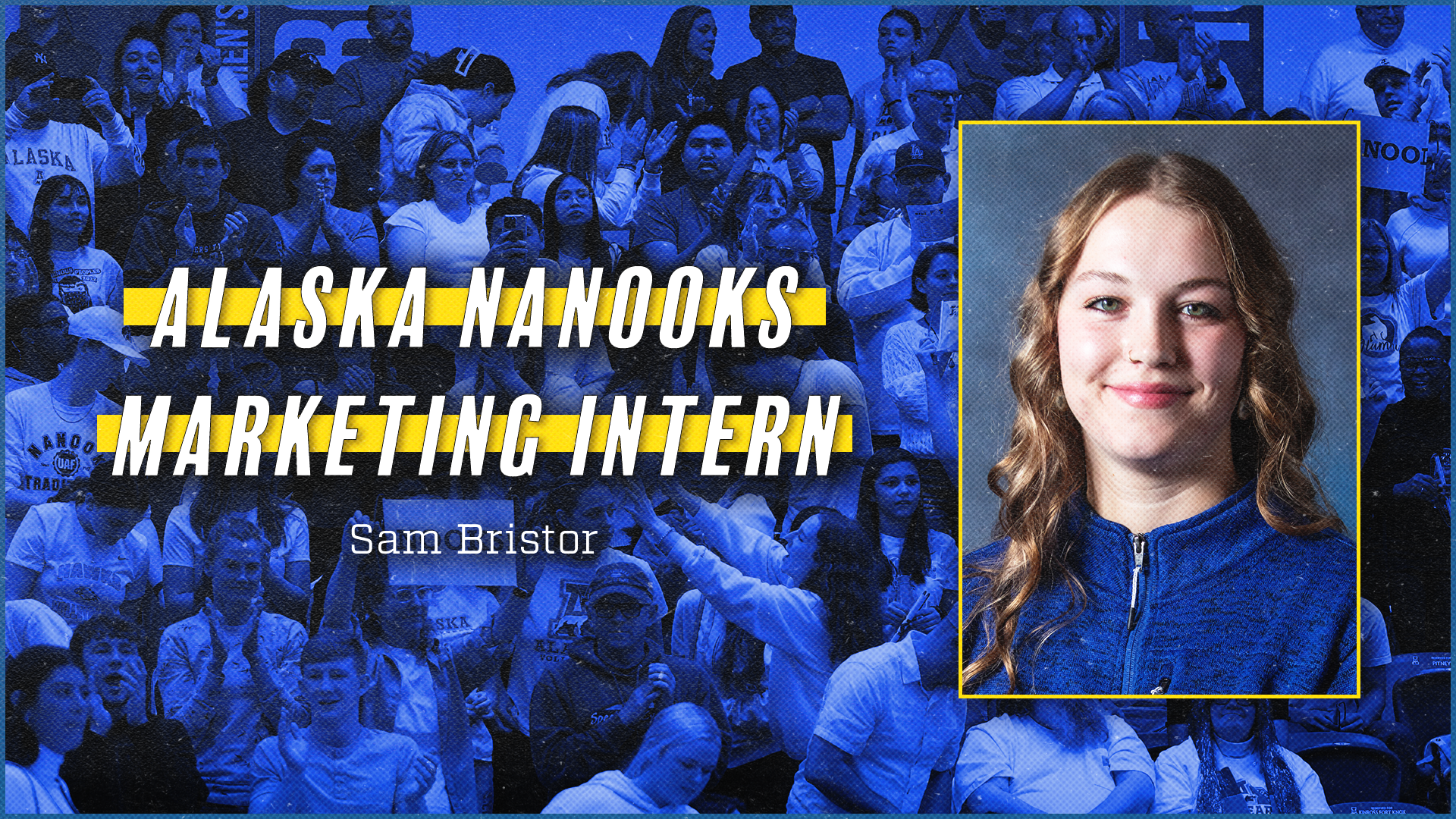 Sam Bristor, 2026-27 Marketing Intern Release Graphic