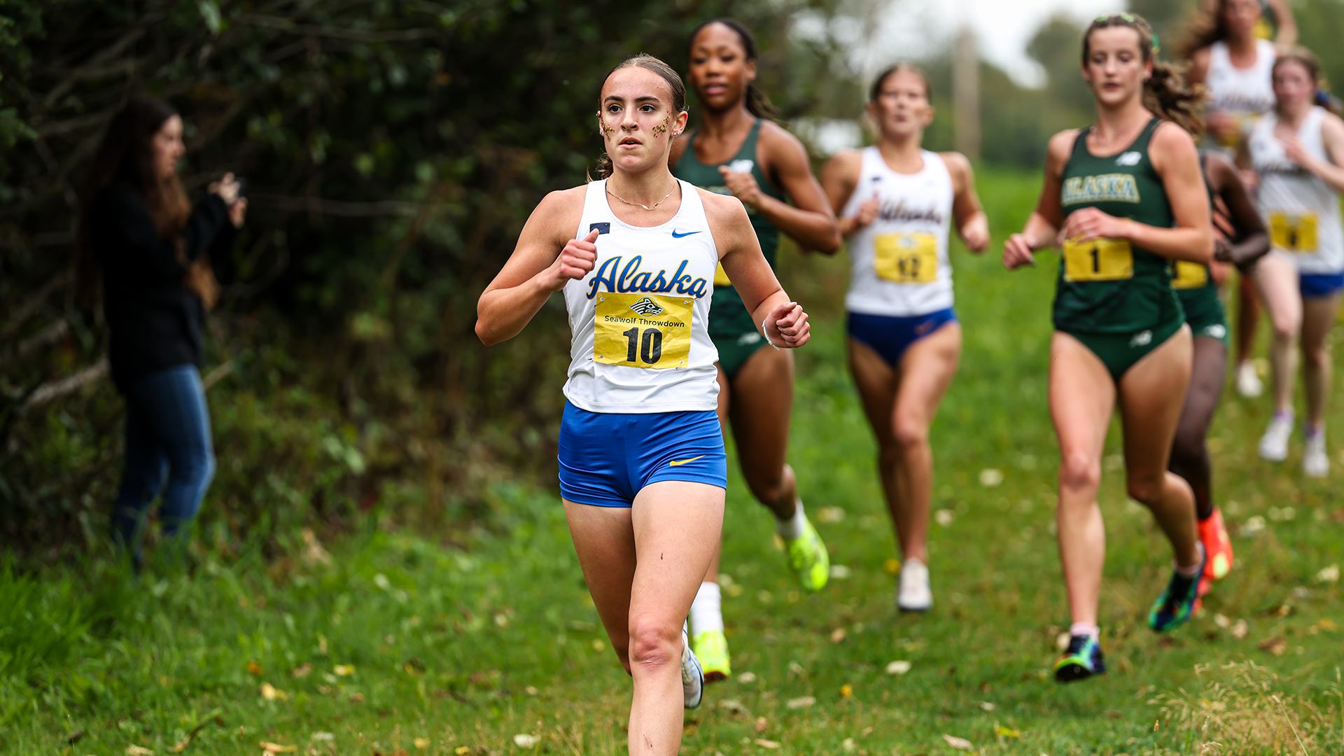 Iris Haas races at the 2026 Seawolf Throwdown in Anchorage