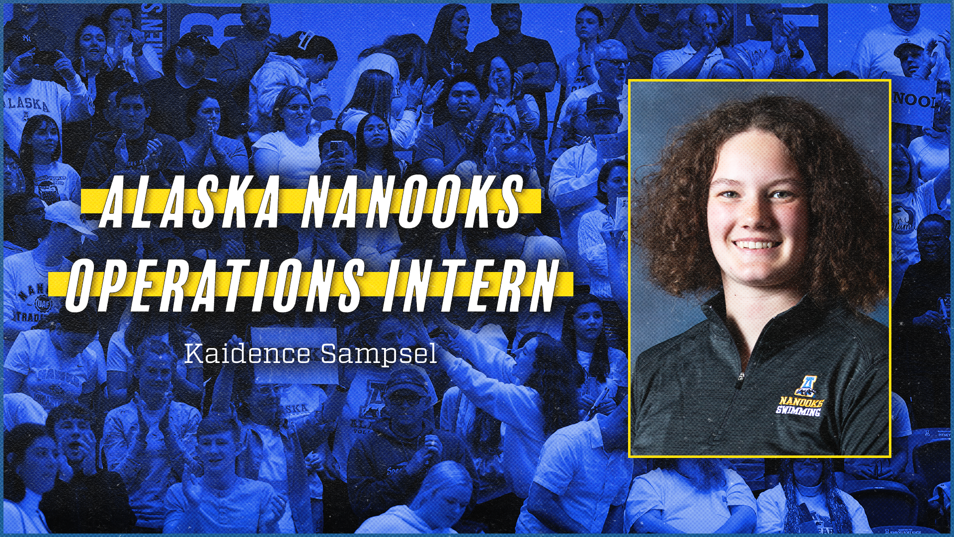 Kaidence Sampsel internship release graphic