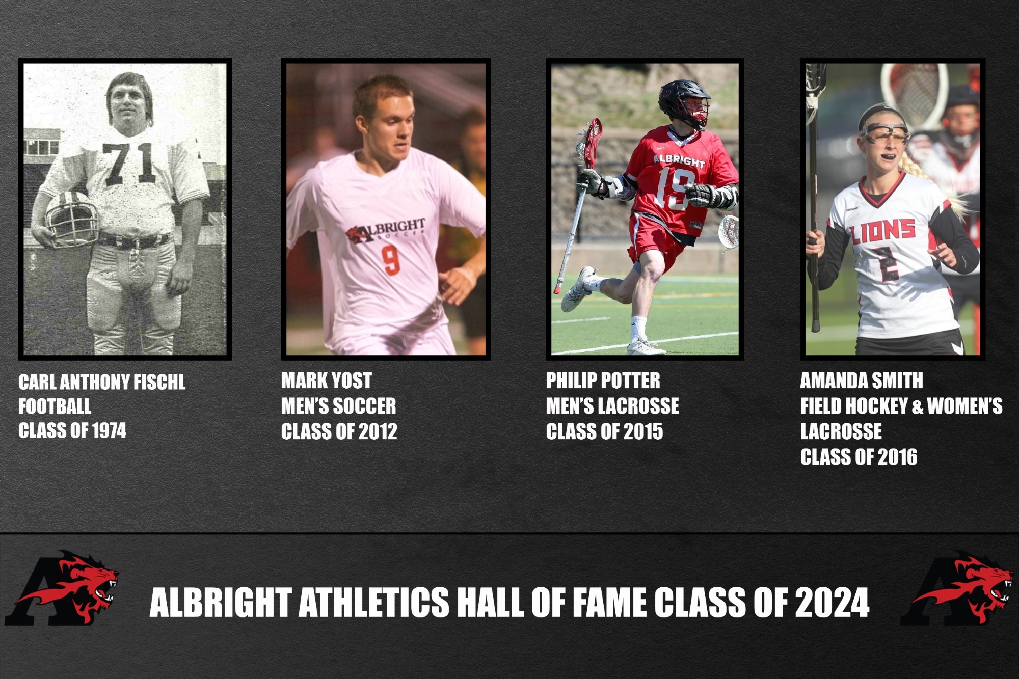 New Inductees Take Spot in Albright Hall of Fame Albright College