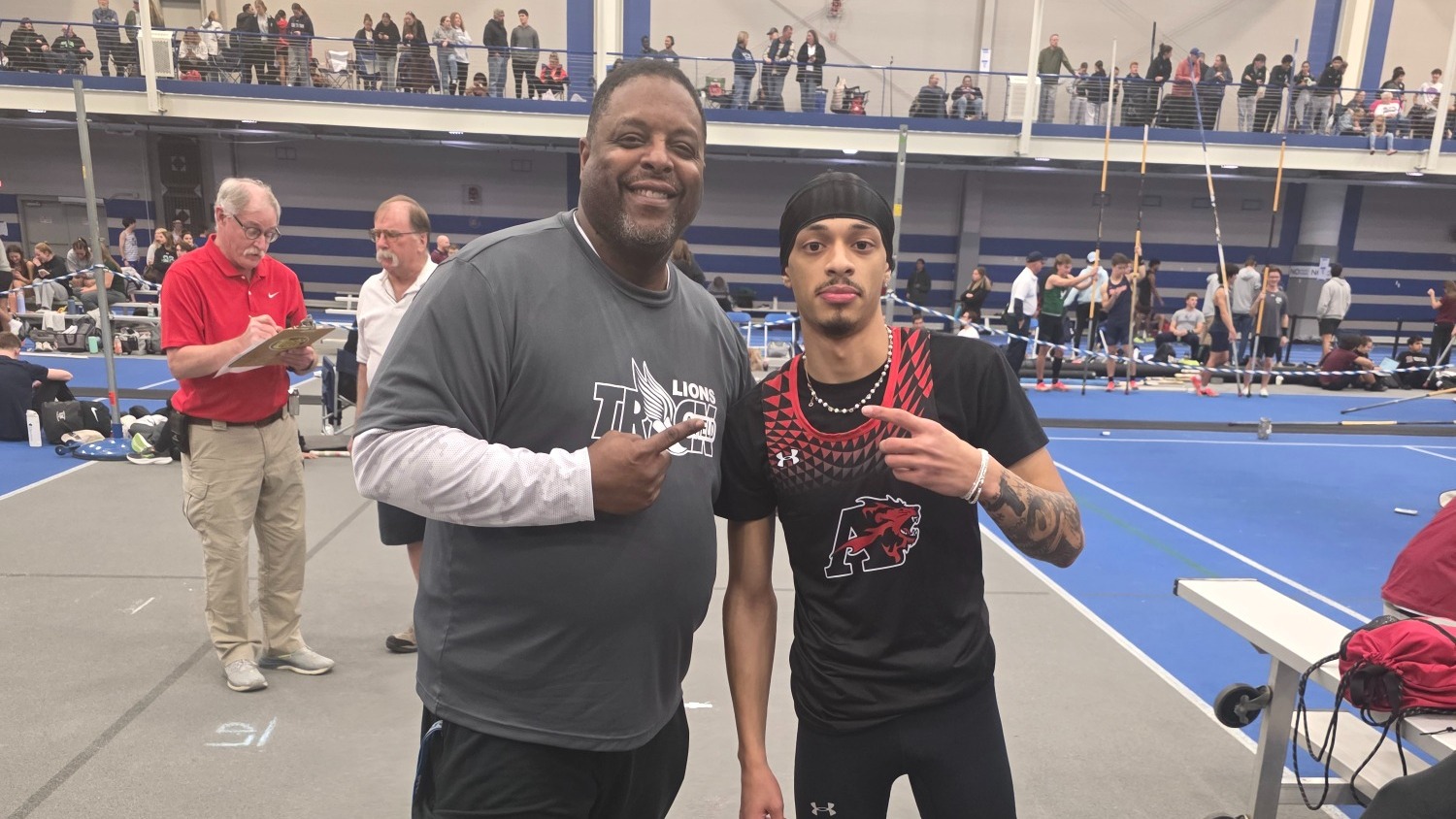 Coach Nelson and Darnell Turner 