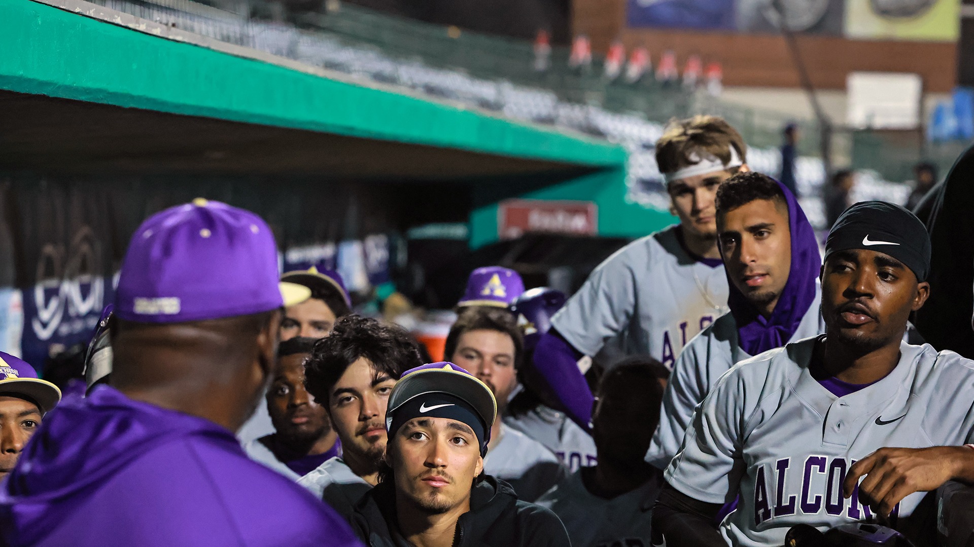 Baseball Team Huddle Dugout Loss 2026