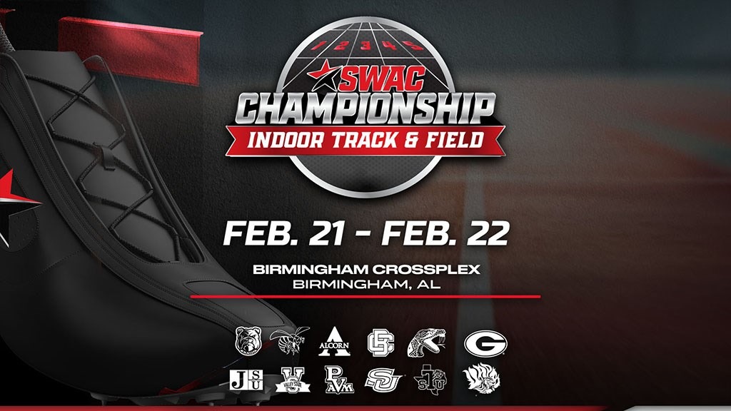 SWAC Indoor Track Championship Graphic 2026