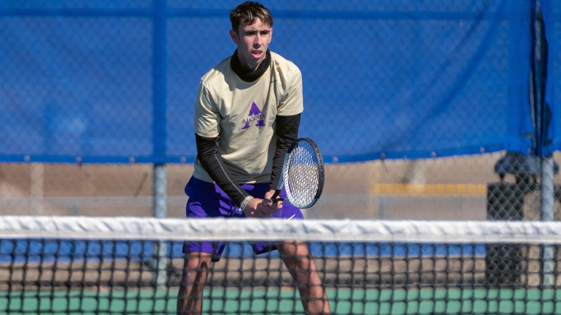 Alcorn Men's Tennis vs. MGCCC on Feb. 2, 2026 in Vicksburg, Mississippi