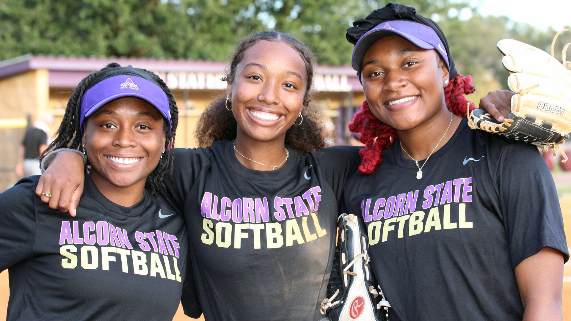 Softball Trio at Fall Games 2025-26