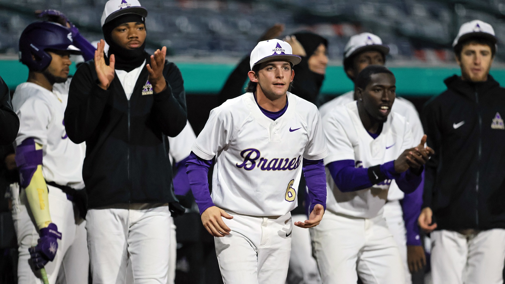Alcorn Baseall Dugout Celebration Clap 2026