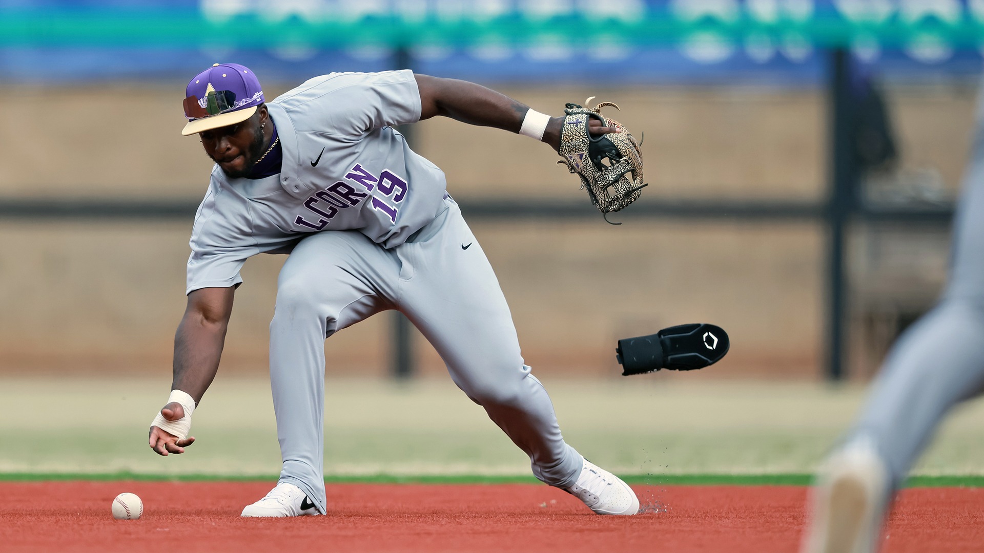 Jaylyn Bennett Fielding a Ball at Second in 2026