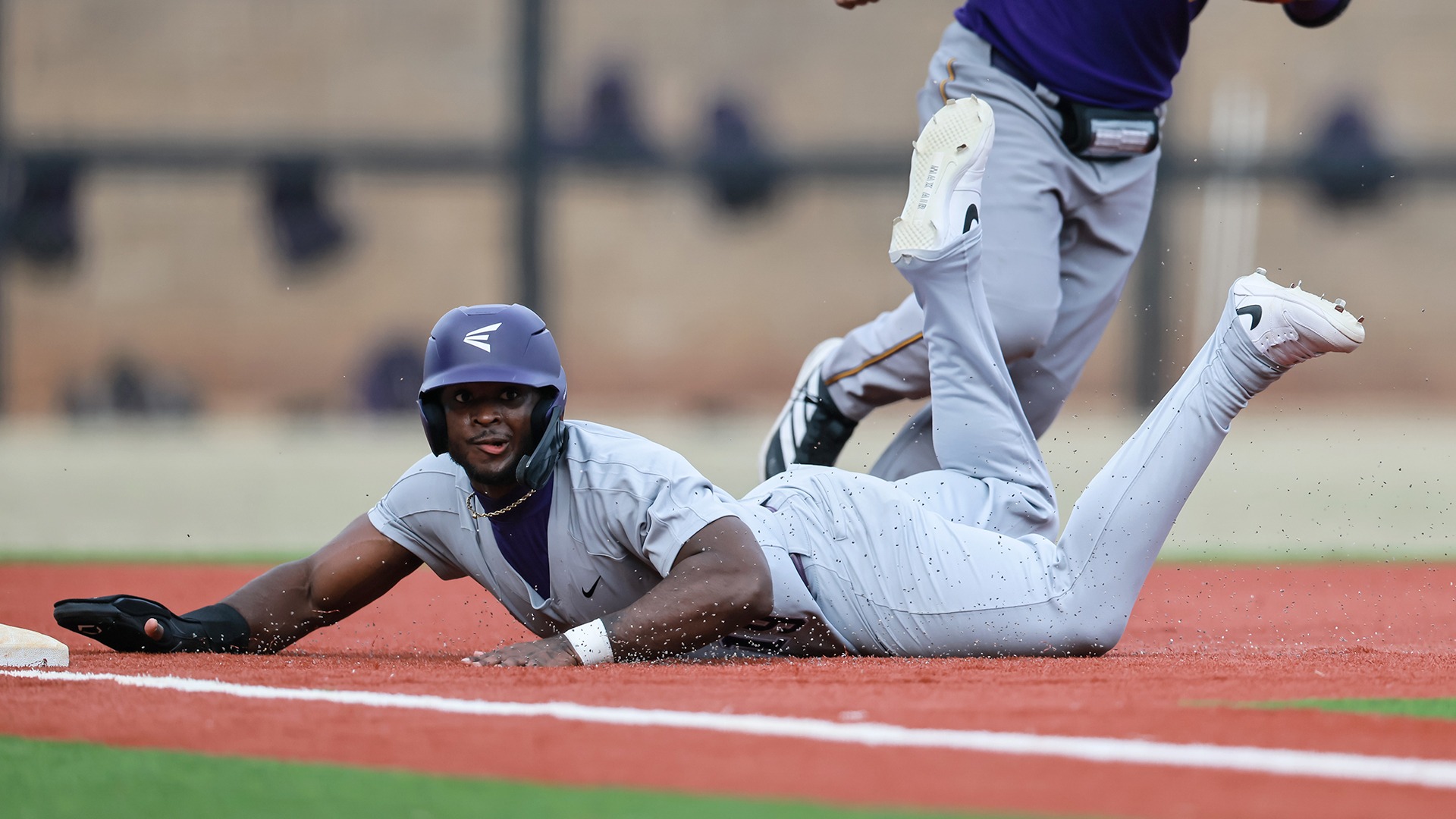 Jaylyn Bennett Sliding into Third