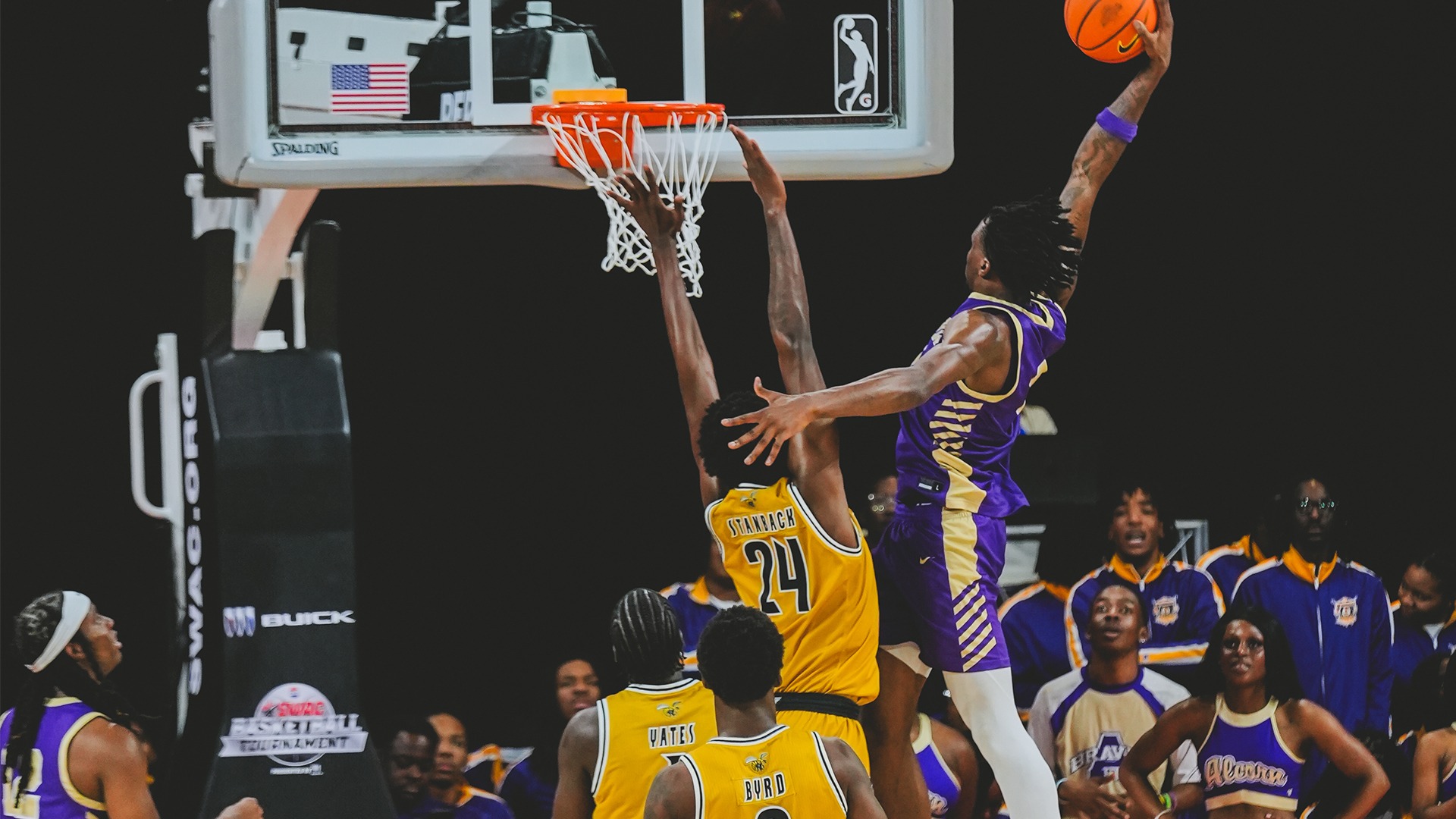 Tycen McDaniels Dunk at SWAC Tourney vs. ASU