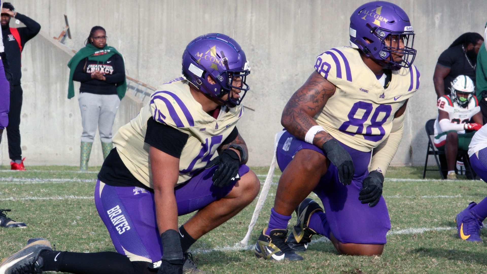 Alcorn Defensive Line vs MVSU 2026