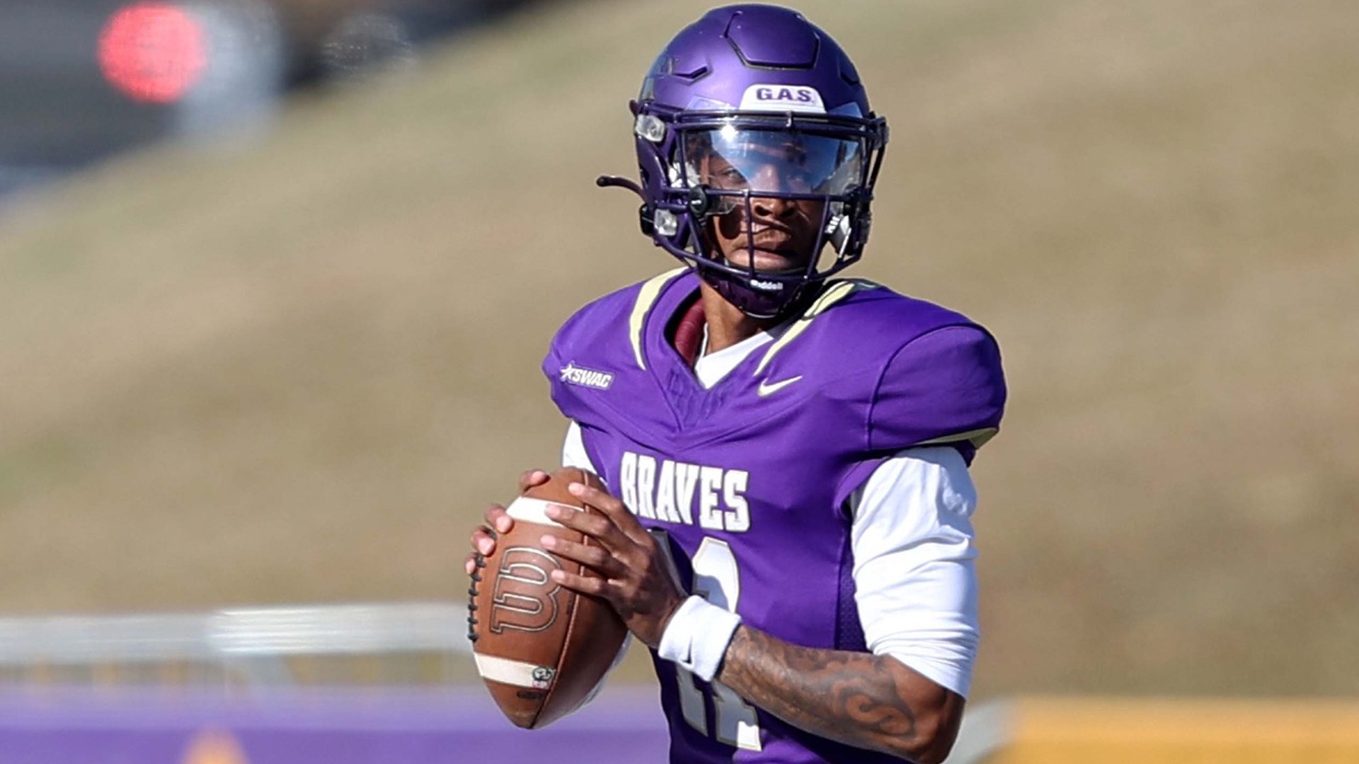 Braves QB Stare vs Grambling