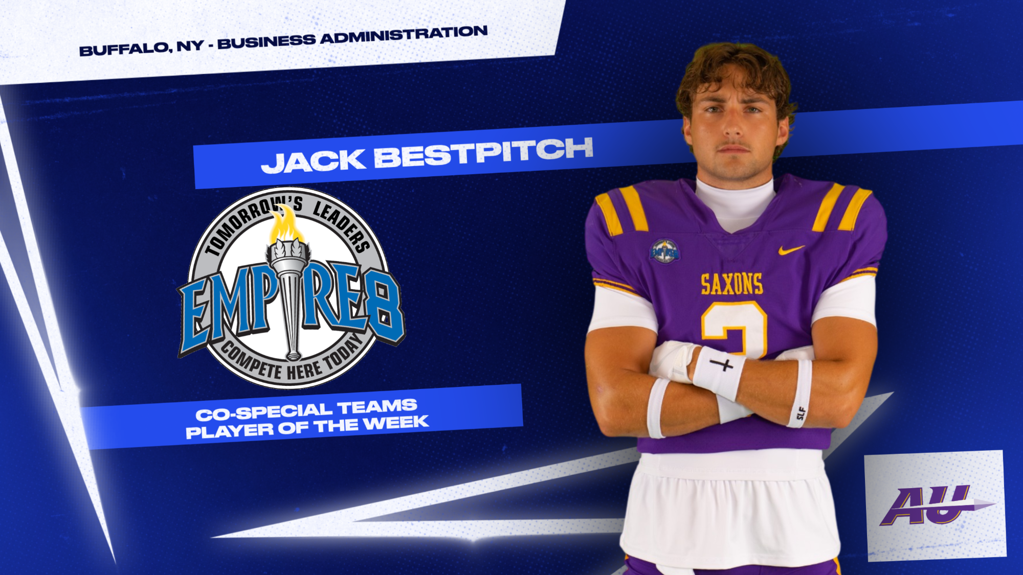 Empire 8 Football Co-Special Teams Player of the Week - Jack Bestpitch