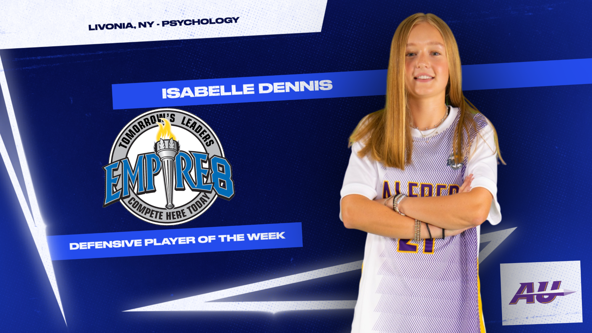 Empire 8 Women's Soccer Defensive Player of the Week - Isabelle Dennis