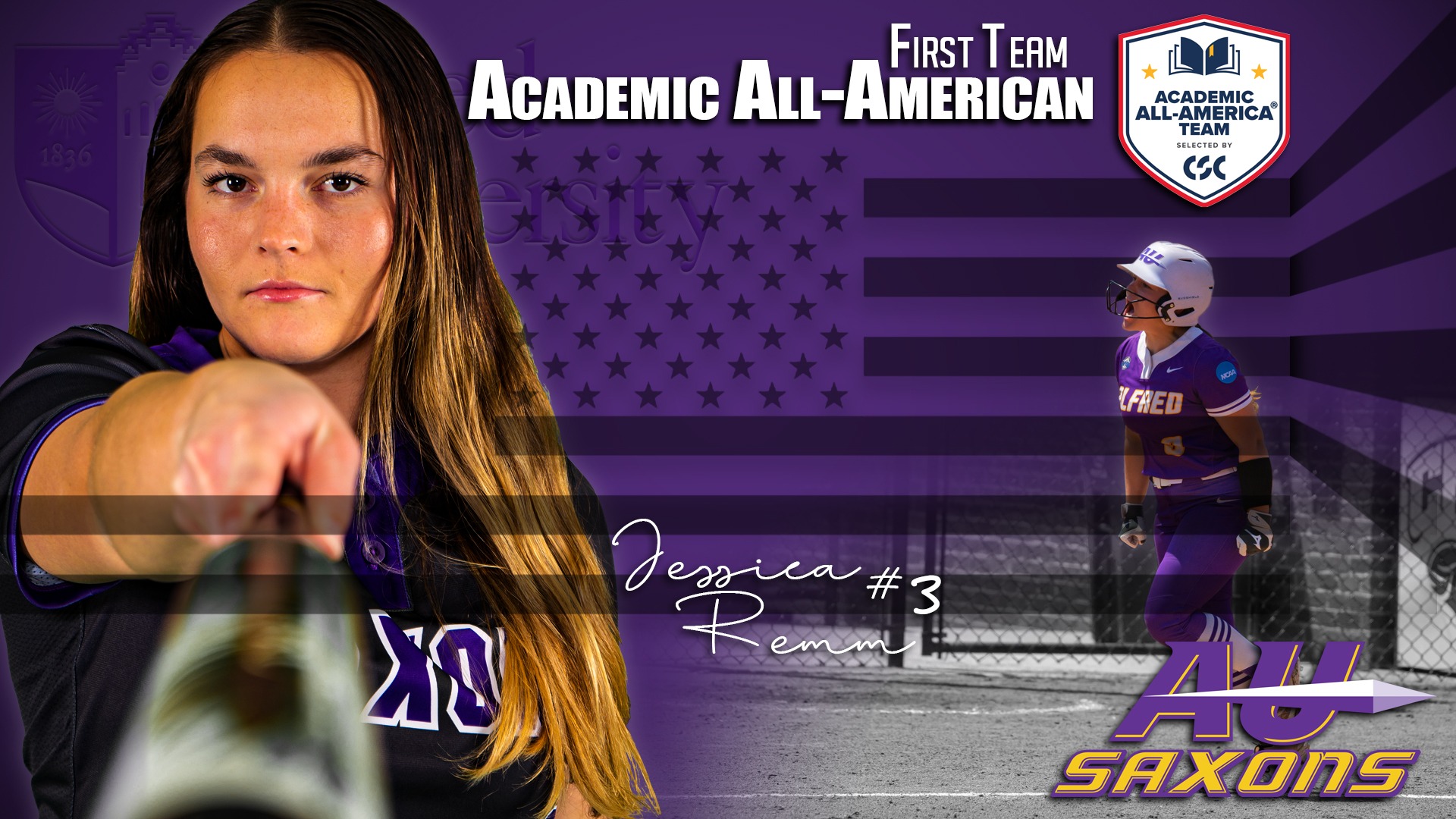 2025 CSC Softball Division III Academic All-American First Team - Jessica Remm