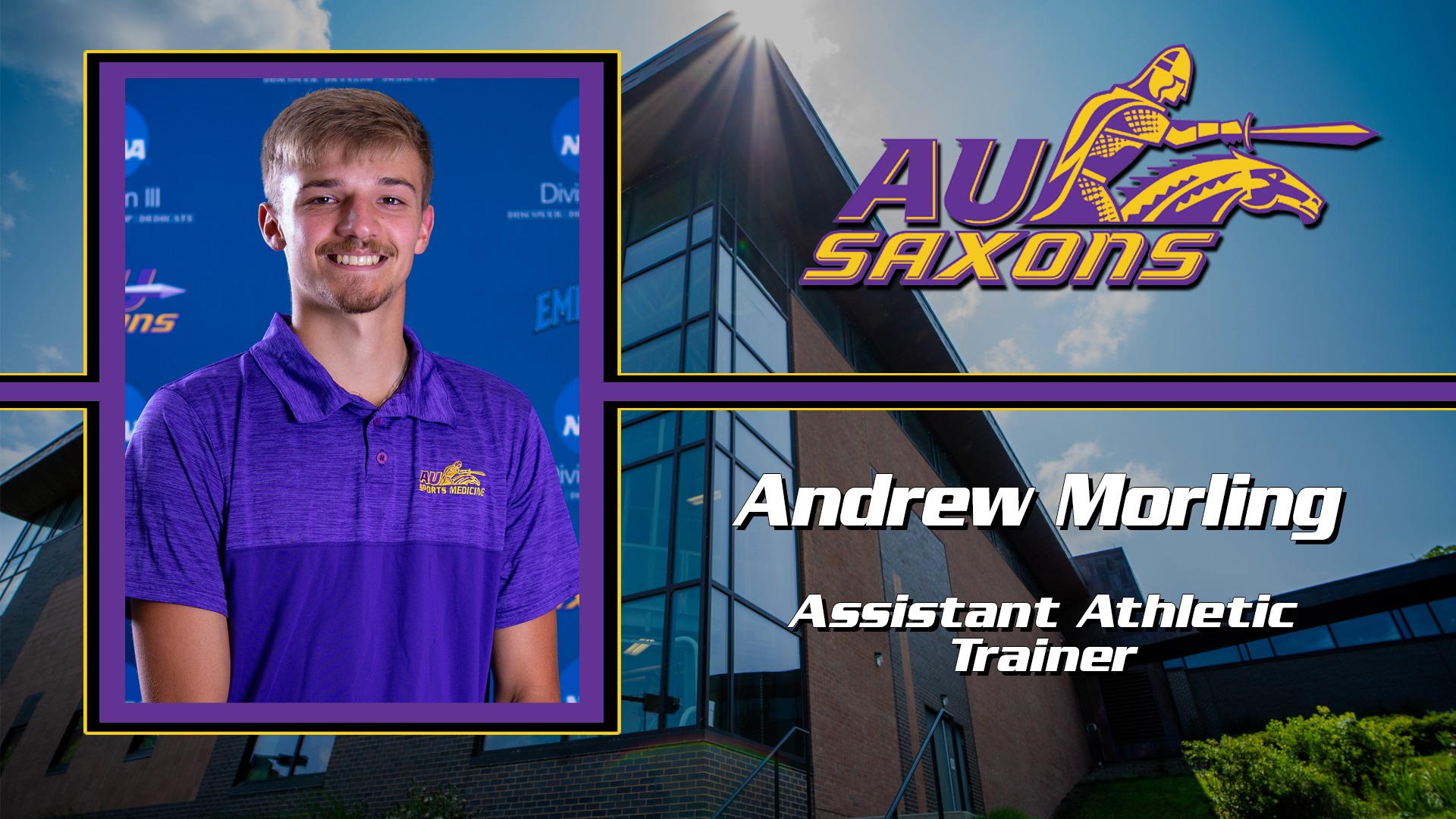 New Hire: Andrew Morling, Assistant Athletic Trainer