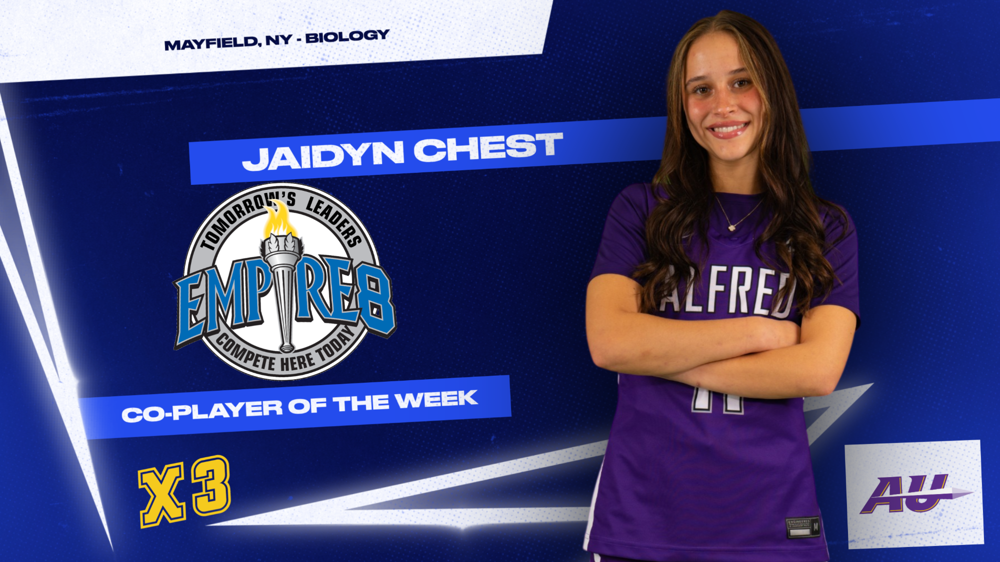 Empire 8 Women's Basketball Co-Player of the Week - Jaidyn Chest