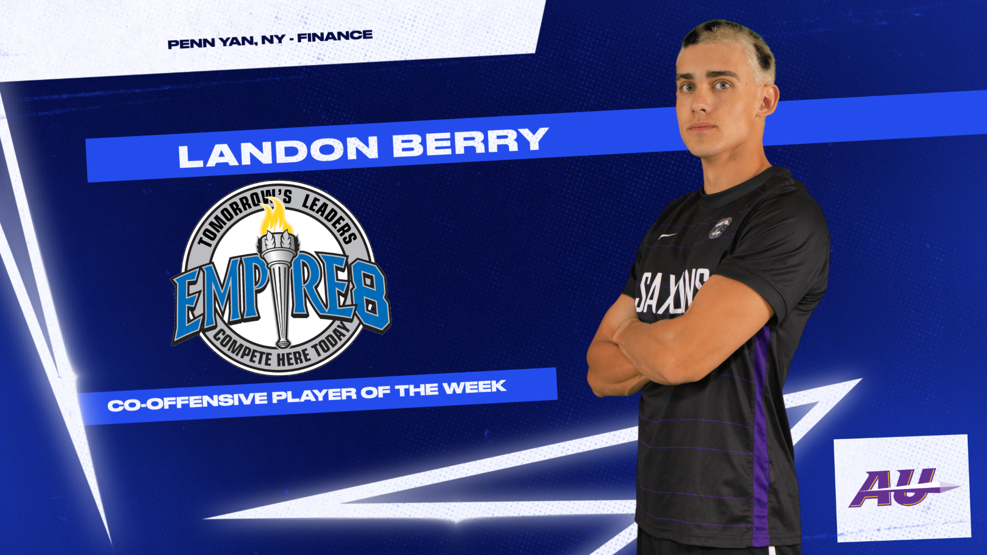 Empire 8 Men's Soccer Co-Offensive Player of the Week - Landon Berry
