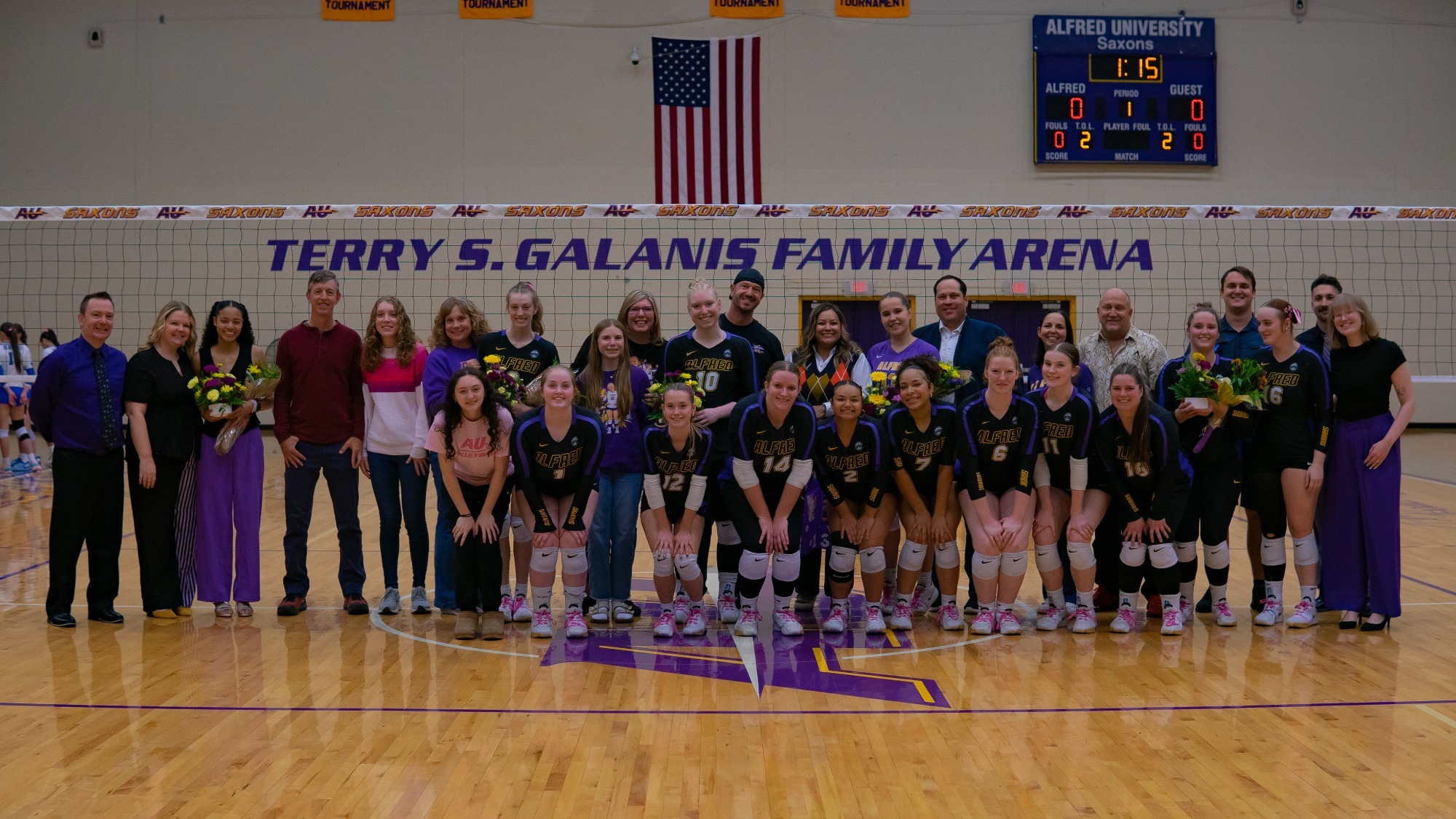 2026 Alfred University Women's Volleyball Senior Day