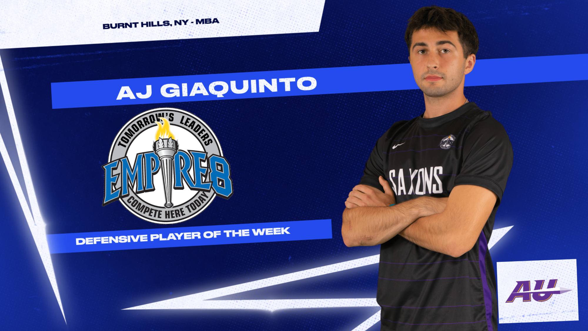 Empire 8 Men's Soccer Defensive Player of the Week - AJ Giaquinto