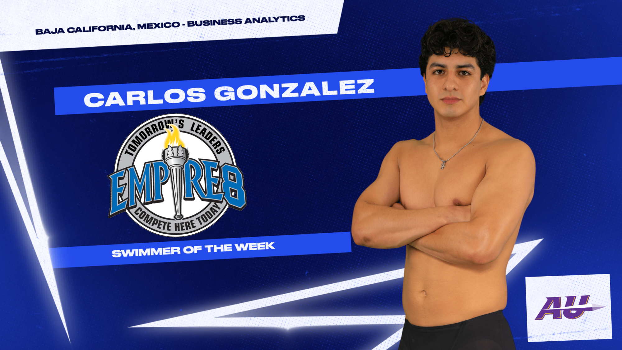 Empire 8 Men's Swimmer of the Week - Carlos Gonzalez