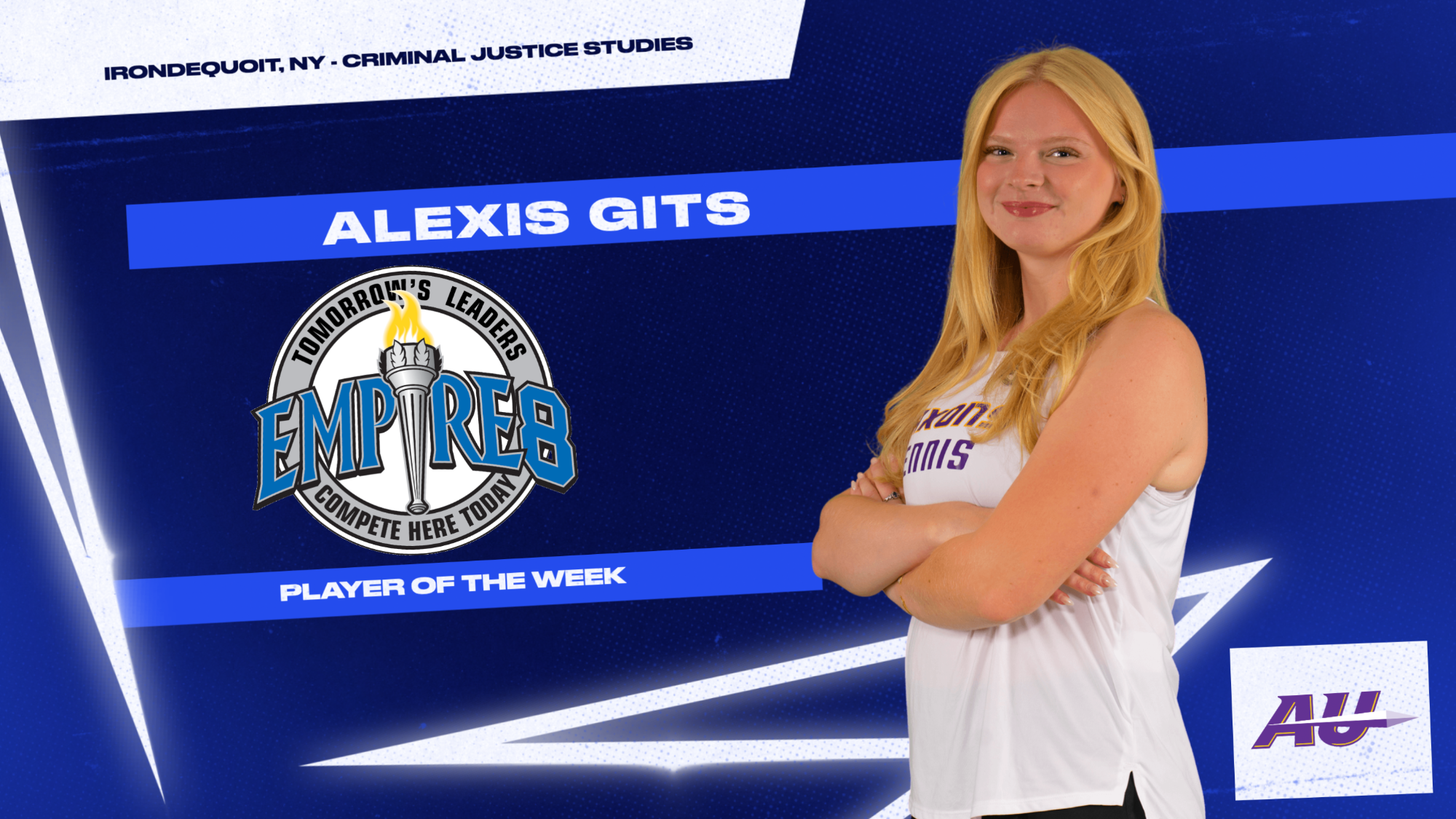 Empire 8 Women's Tennis Singles Player of the Week - Alexis Gits