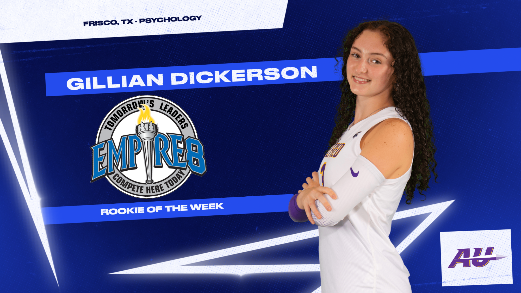 Empire 8 Women's Volleyball Rookie of the Week - Gillian Dickerson