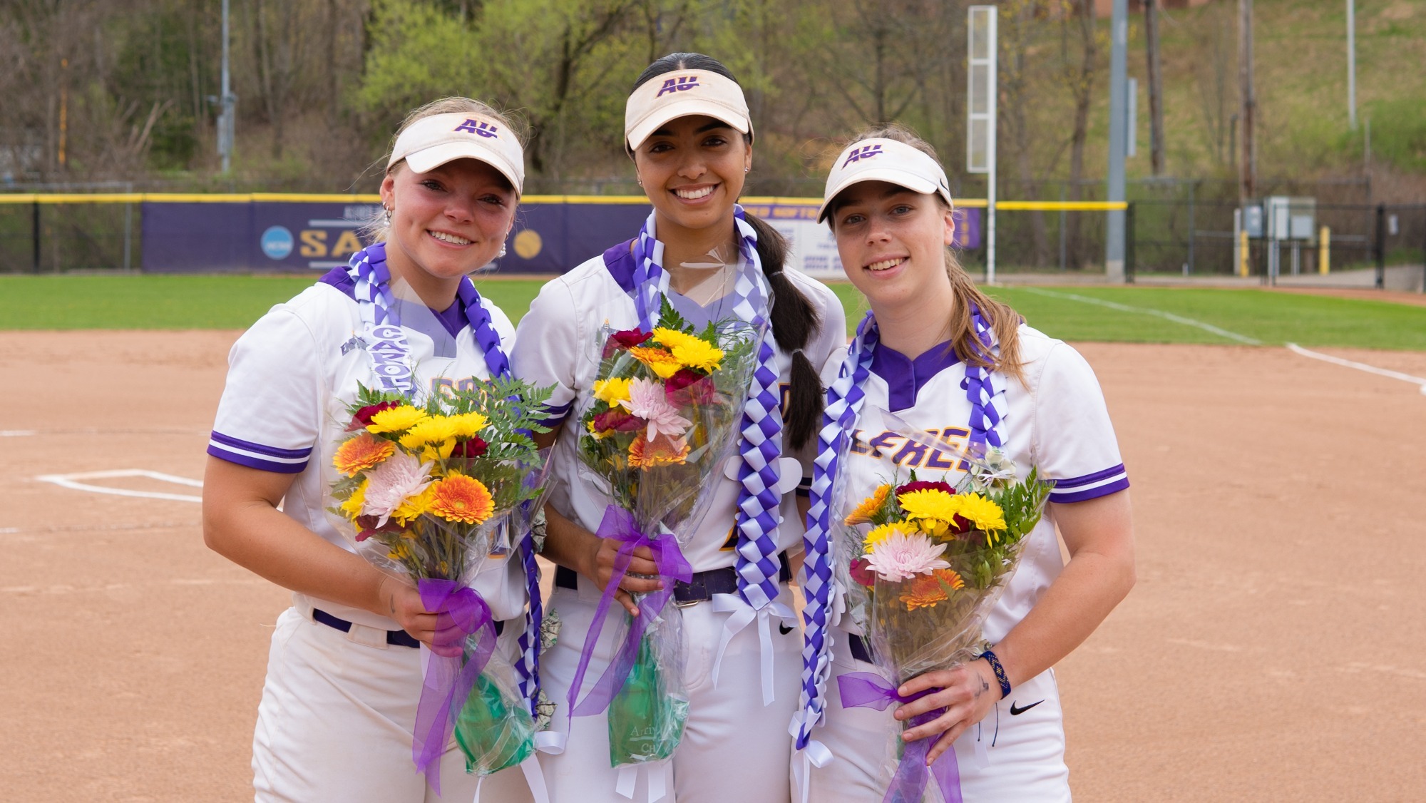 SB 2026 Senior Day - Caroline Courson, Destiny Avila, Brielle Wark
