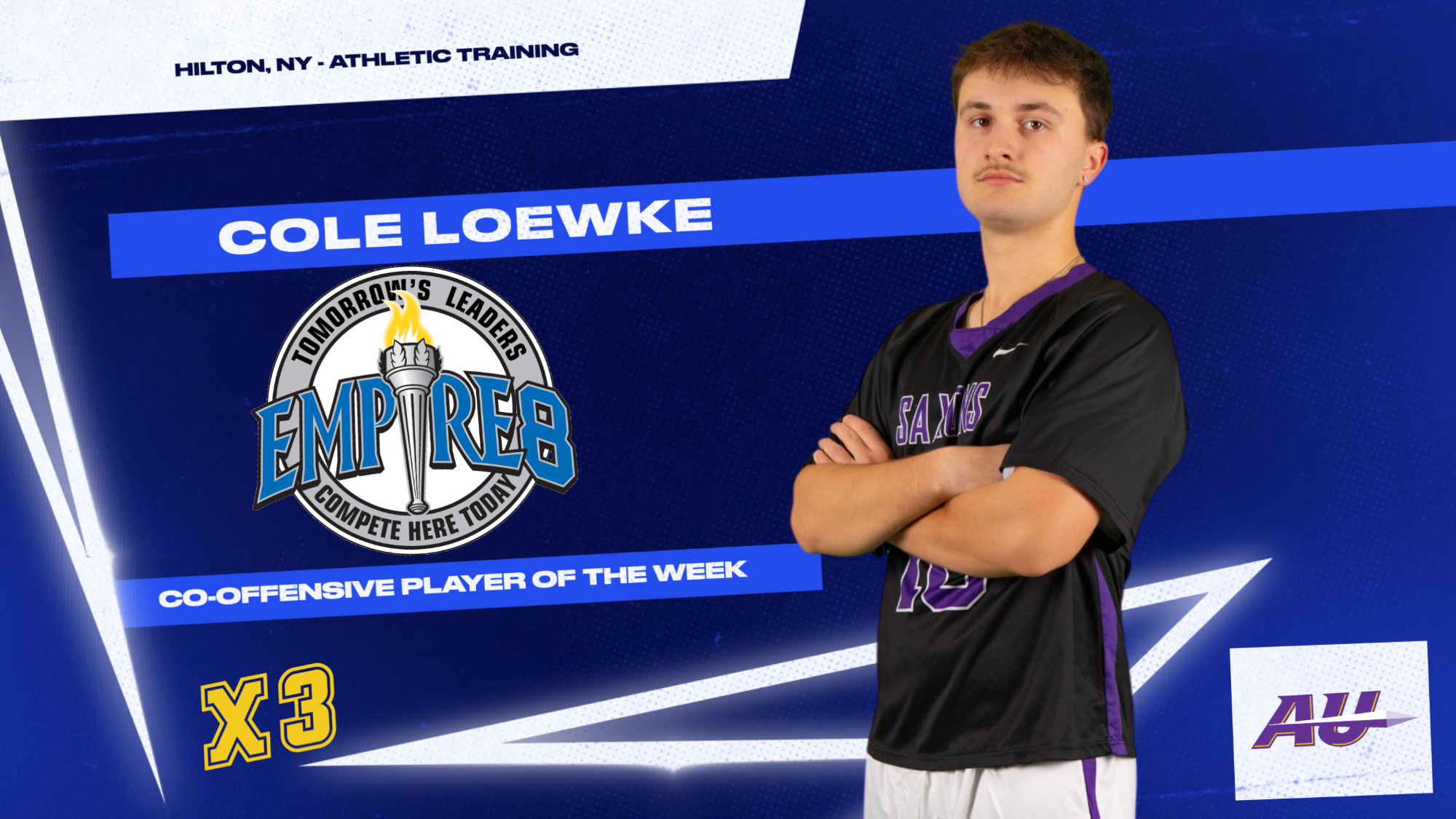 Empire 8 Men's Lacrosse Co-Offensive Player of the Week - Cole Loewke