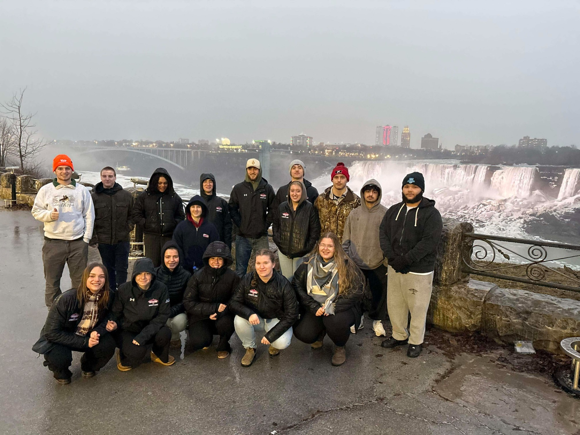 Algoma Wrestling Team at Niagara Falls