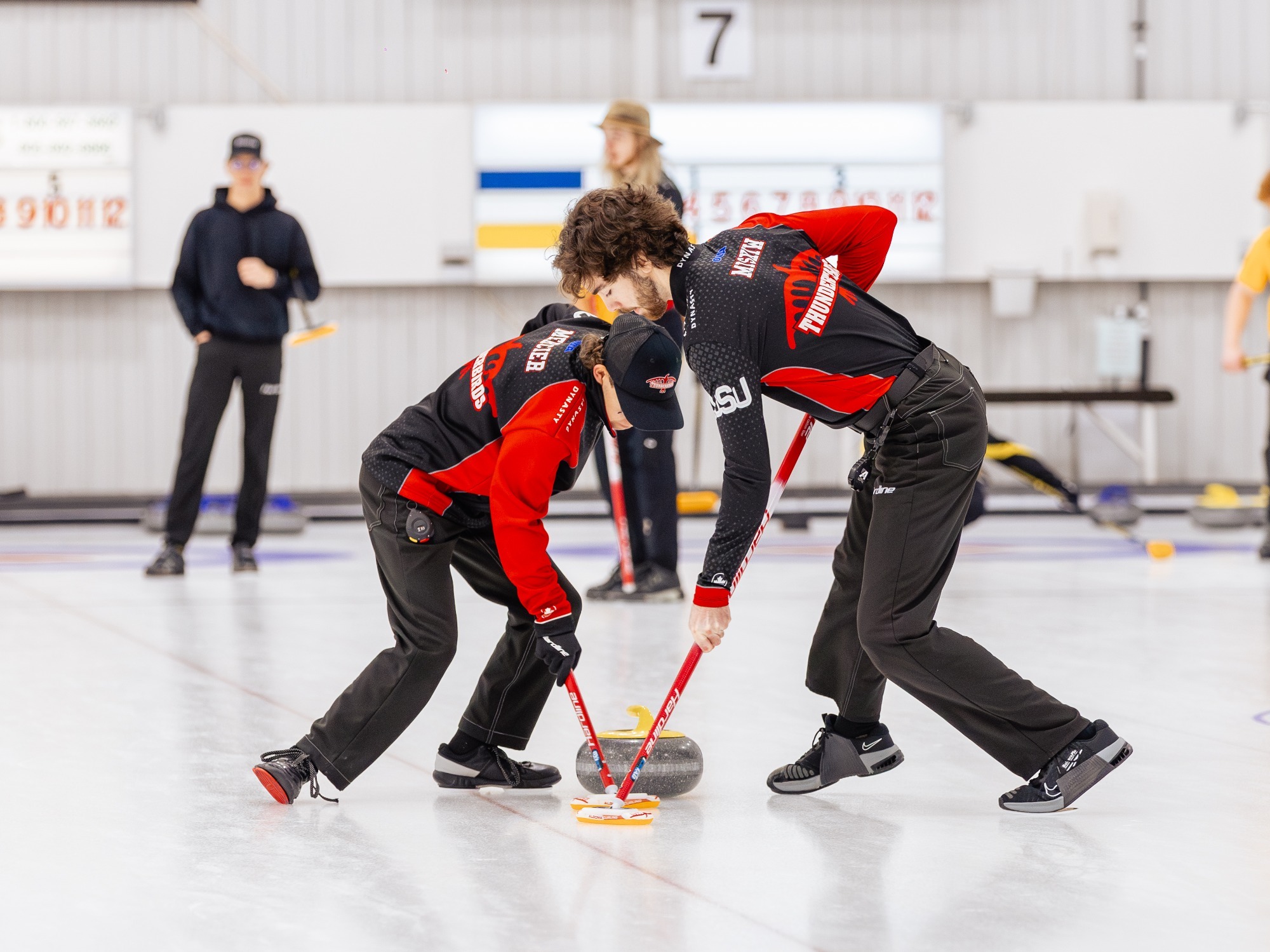 Algoma Men's Curling Team at the Brock Invitational January 17 & 18 2026