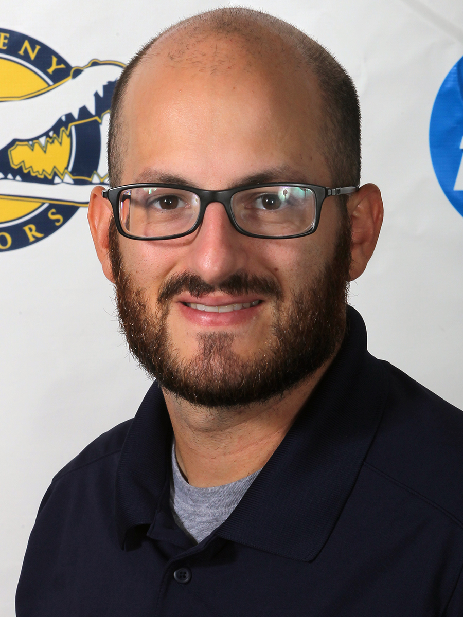 Head shot of Allegheny women's soccer assistant Greg Margolis